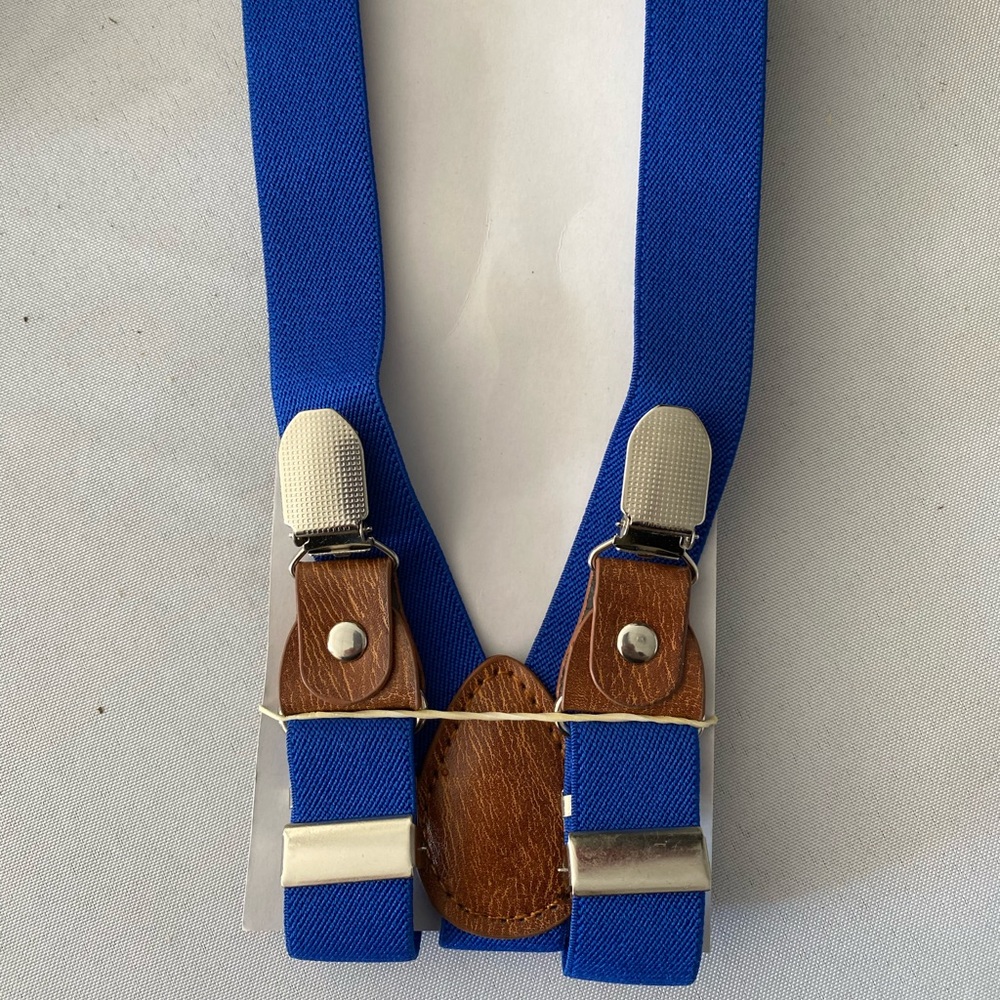 Royal Blue Suspenders